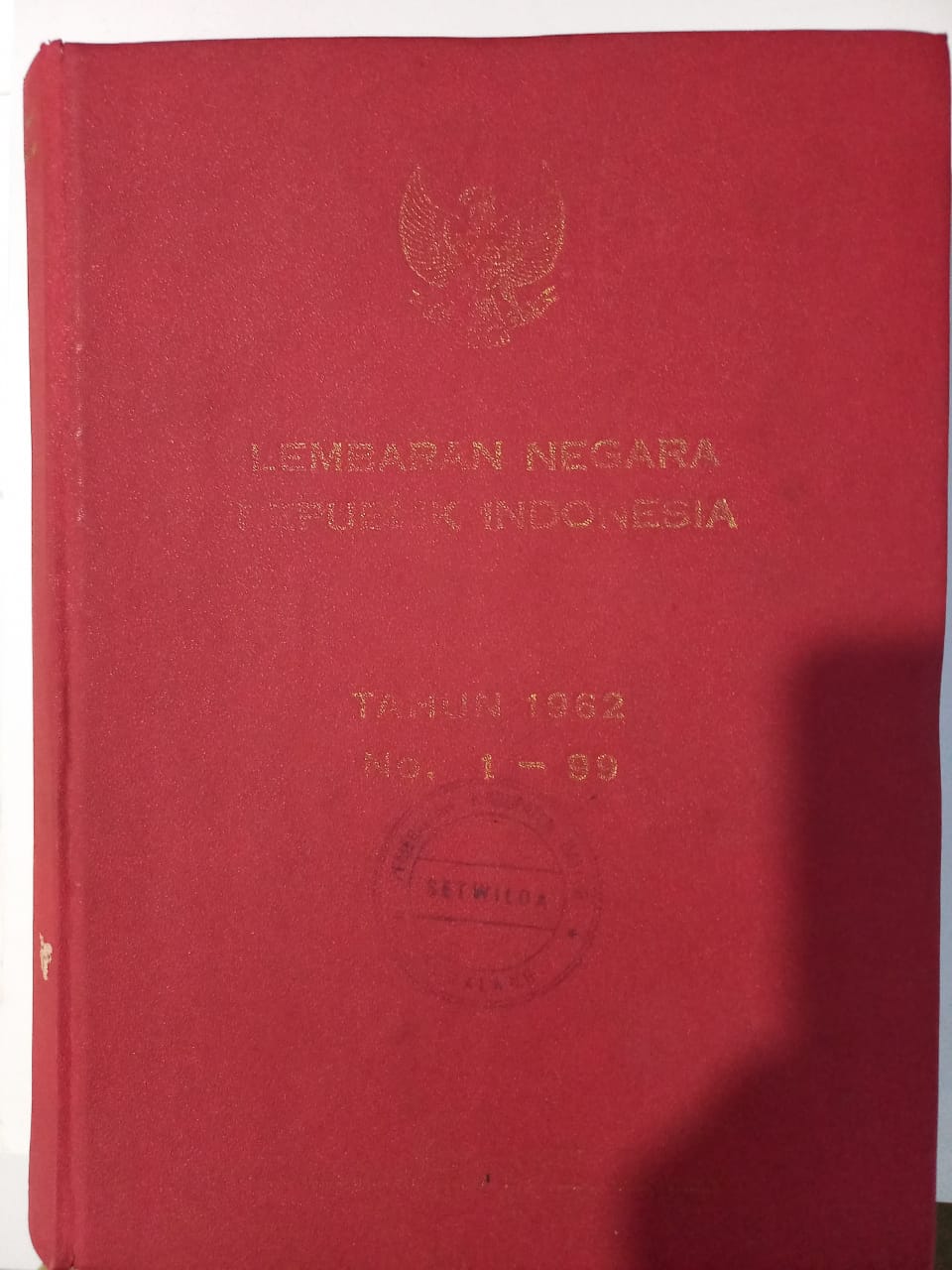 LEMBARAN NEGARA REPUBLIK INDONESIA TAHUN 1962 NO. 1- 99