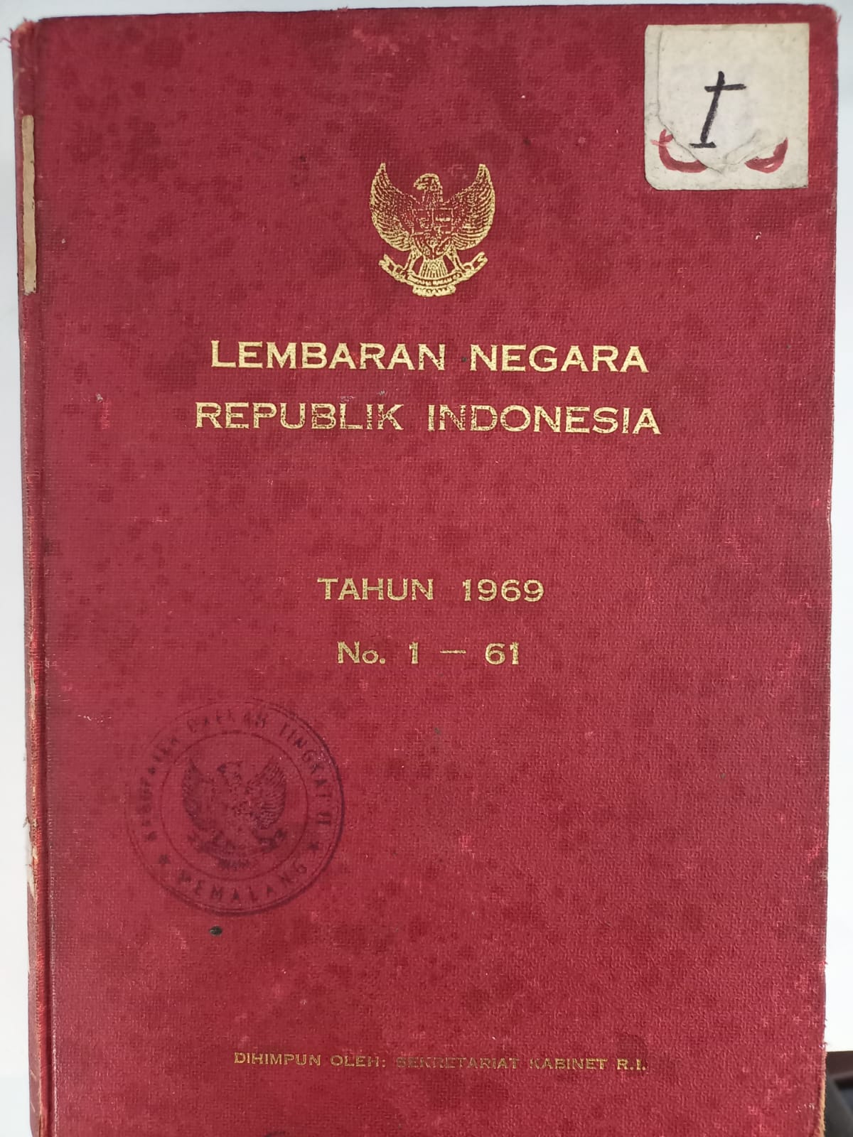 LEMBARAN NEGARA REPUBLIK INDONESIA TAHUN 1969 No. 1- 61