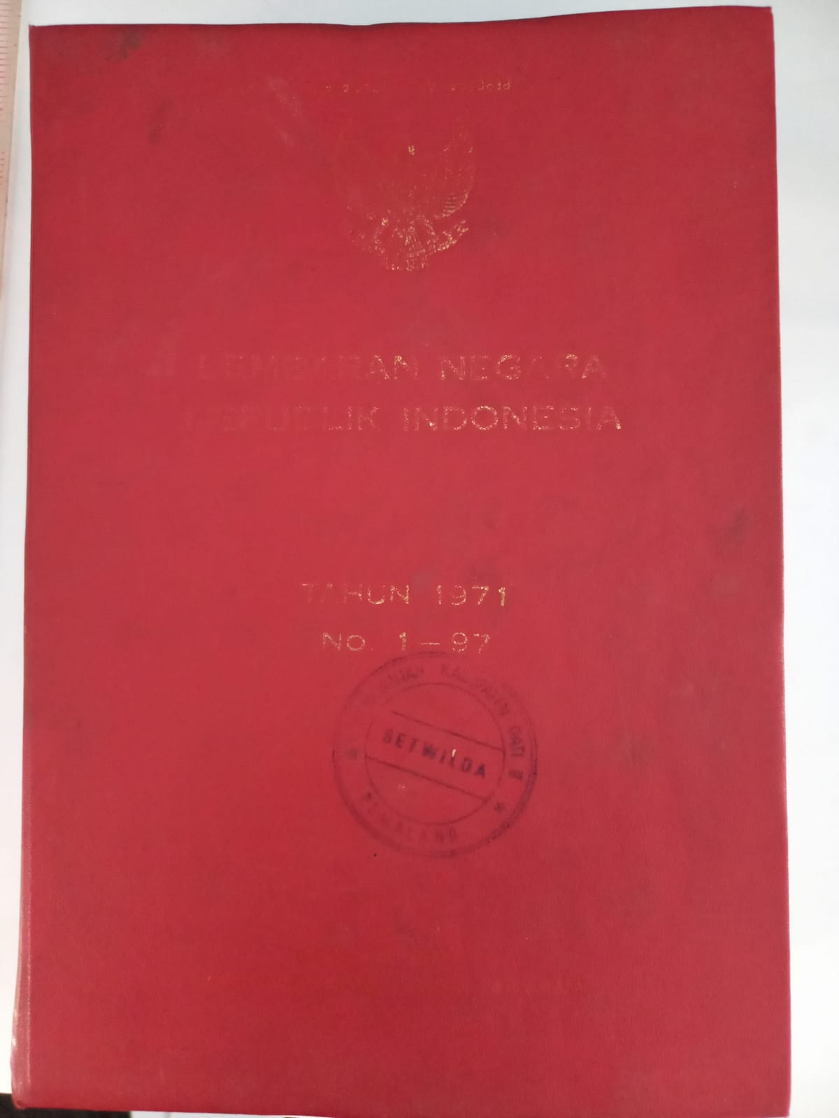 LEMBARAN NEGARA REPUBLIK INDONESIA TAHUN 1971 No. 1- 97