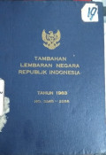 TAMBAHAN LEMBARAN NEGARA REPUBLIK INDONESIA TAHUN 1983 NO. 3245-3266