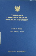 TAMBAHAN LEMBARAN NEGARA REPUBLIK INDONESIA TAHUN 1990 NO. 8401-8432