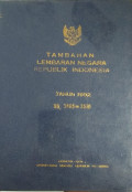 TAMBAHAN LEMBARAN NEGARA REPUBLIK INDONESIA TAHUN 1992 NO. 3465-3510