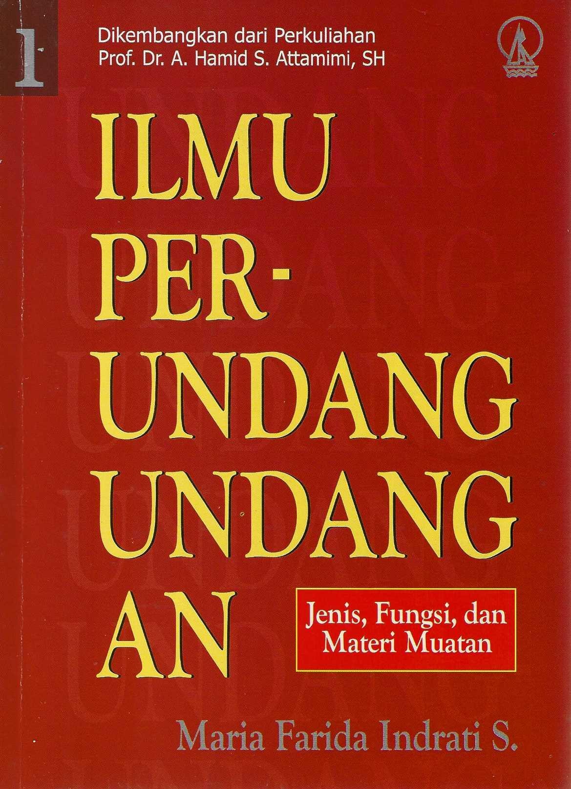 Ilmu Perundang Undangan  Jenis, Fungsi, dan Materi Muatan