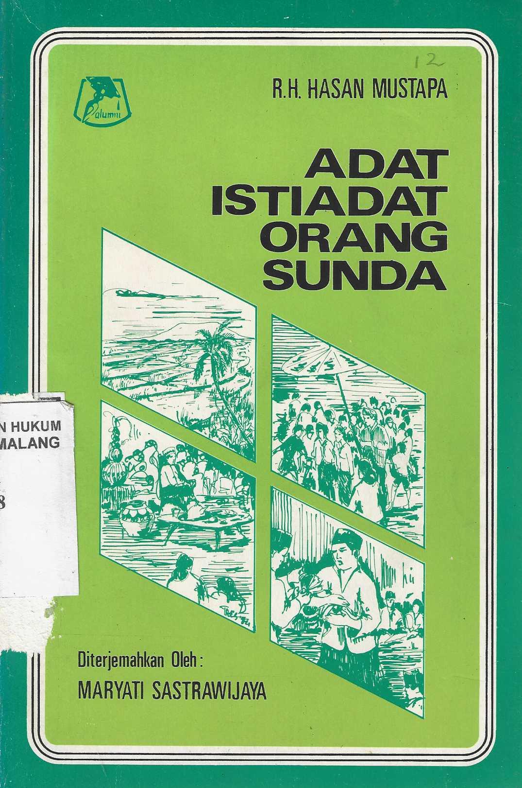 Adat Istiadat Orang Sunda