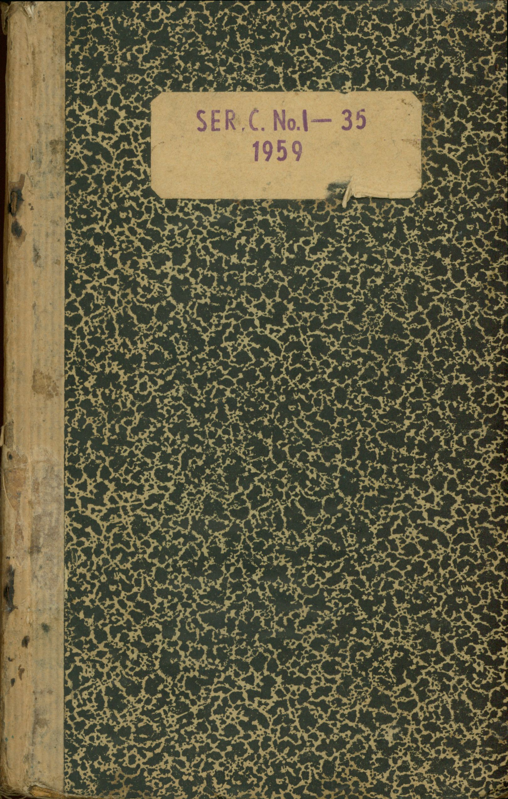 Seri C Peraturan Daerah - Daerah Swantatra Tingkat Ke - II No 1 - 35  Th 1959 