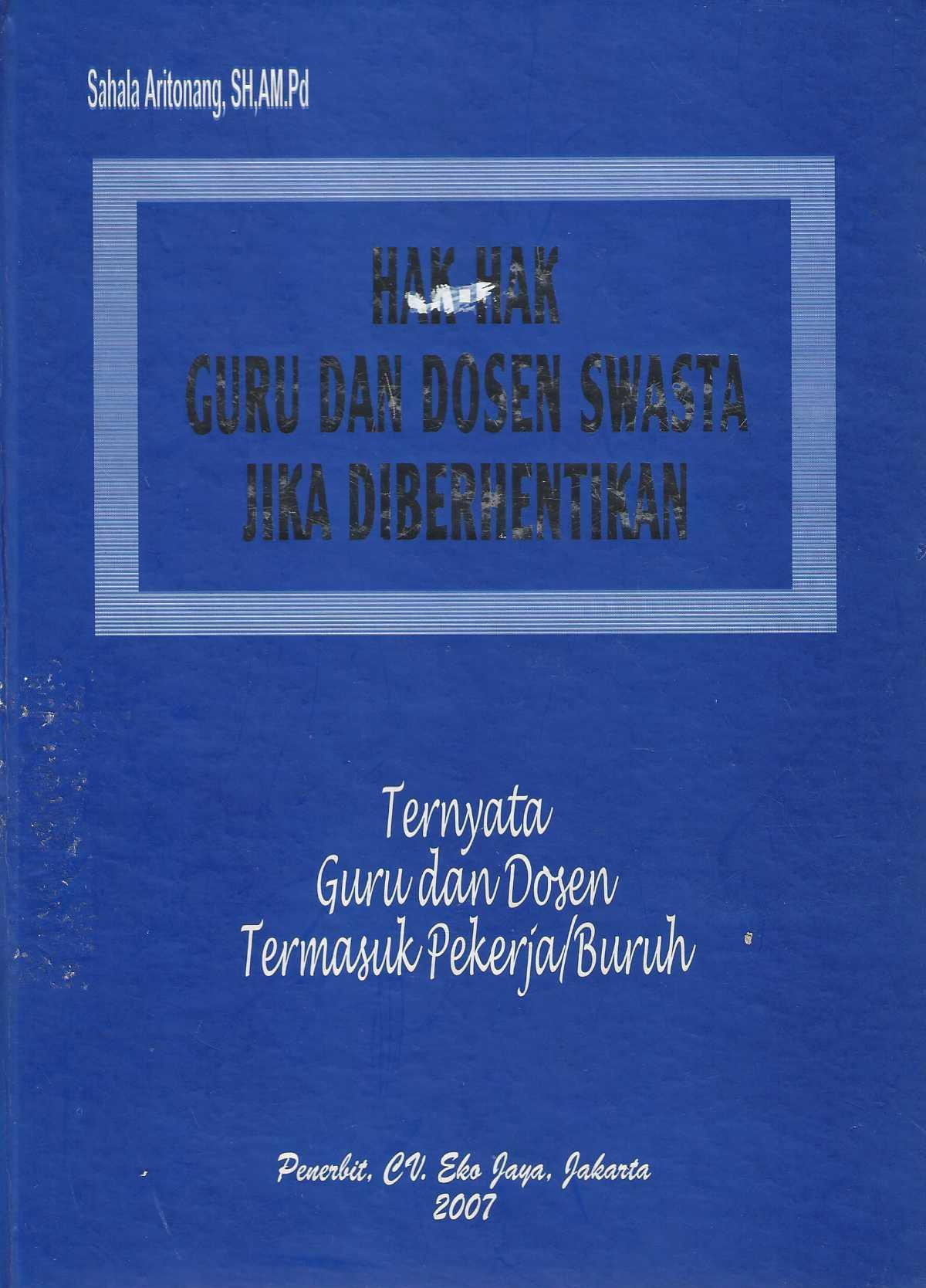  Hak-Hak Guru dan Dosen Swasta Jika Diberhentikan 