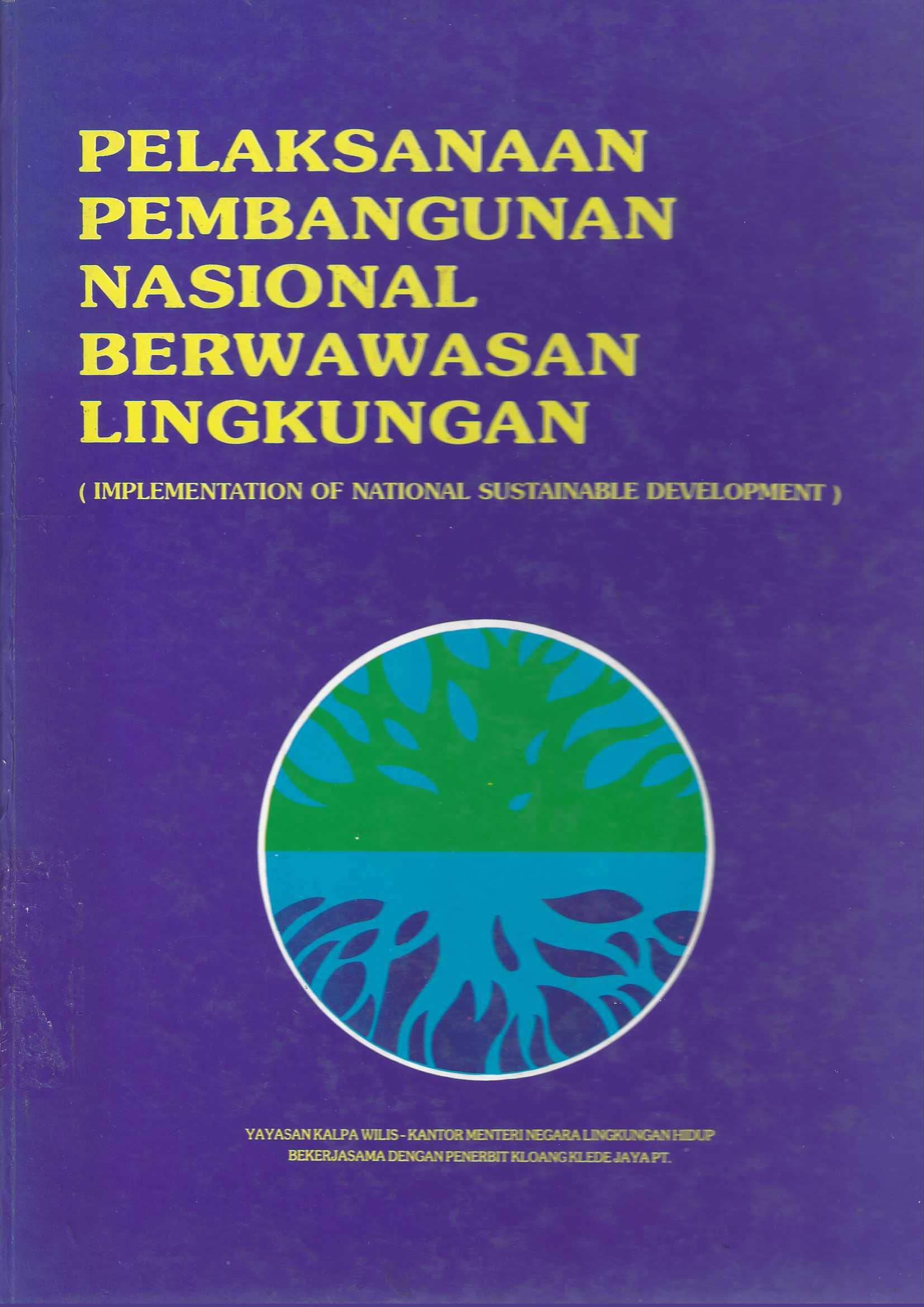  Pelaksanaan Pembangunan Nasional Berwawasan Lingkungan