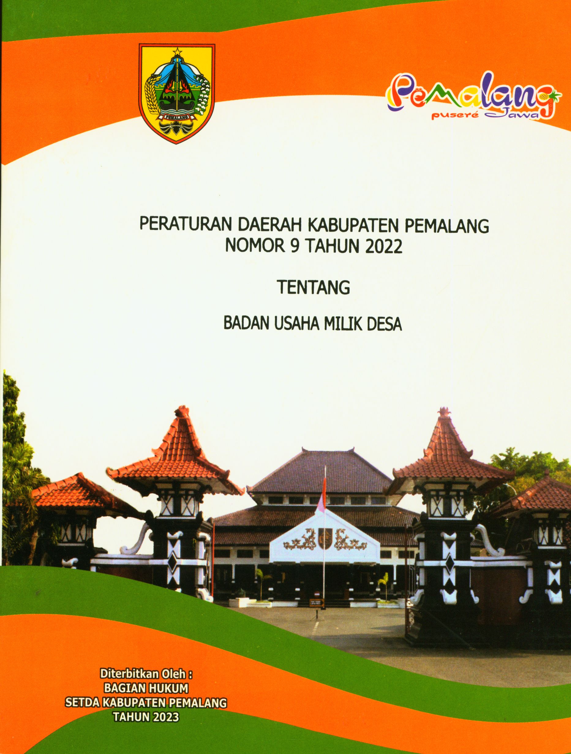 Peraturan Daerah Kabupaten Pemalang Nomor 9 Tahun 2022 tentang Badan Usaha Milik Desa
