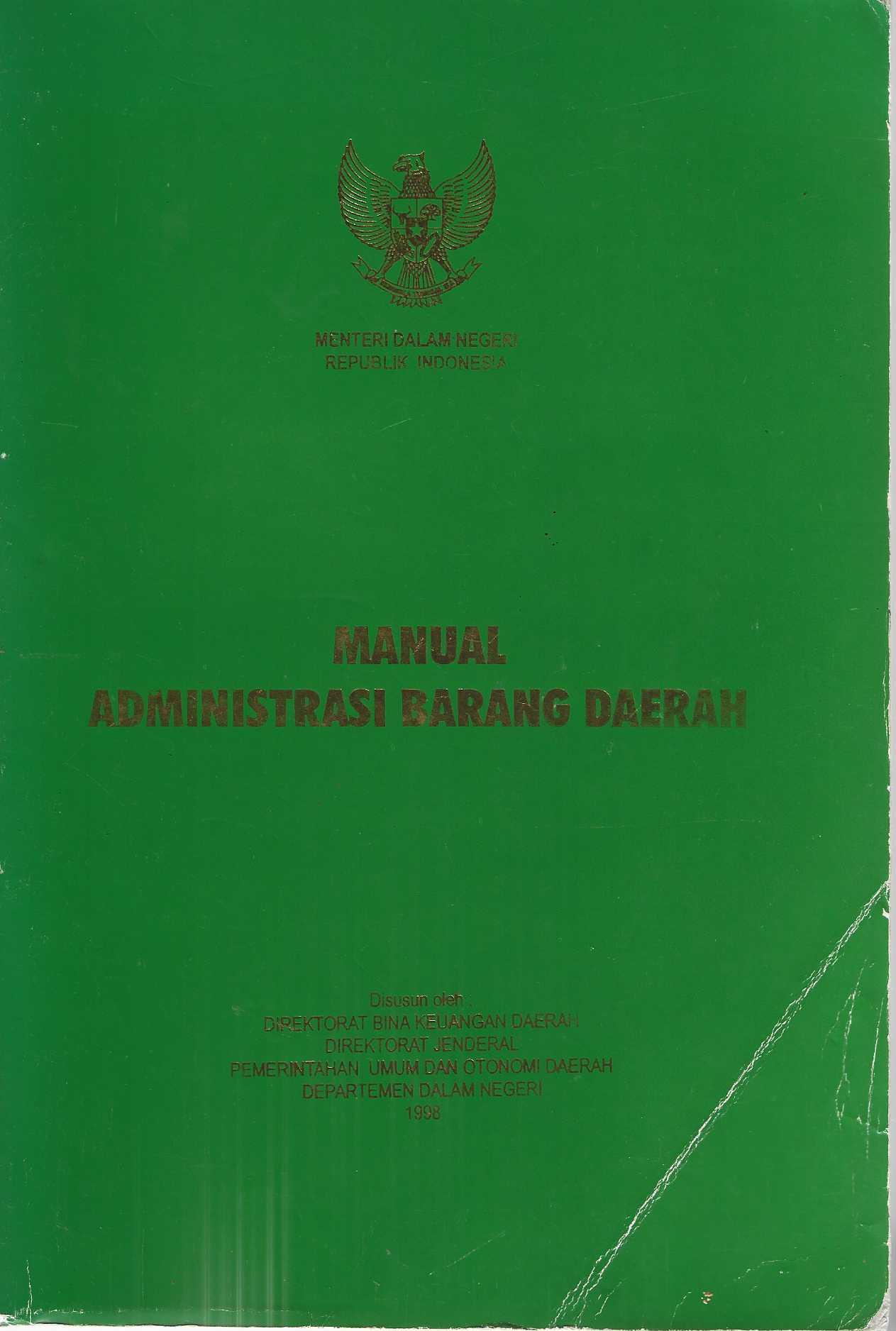 Manual Administrasi Barang Daerah