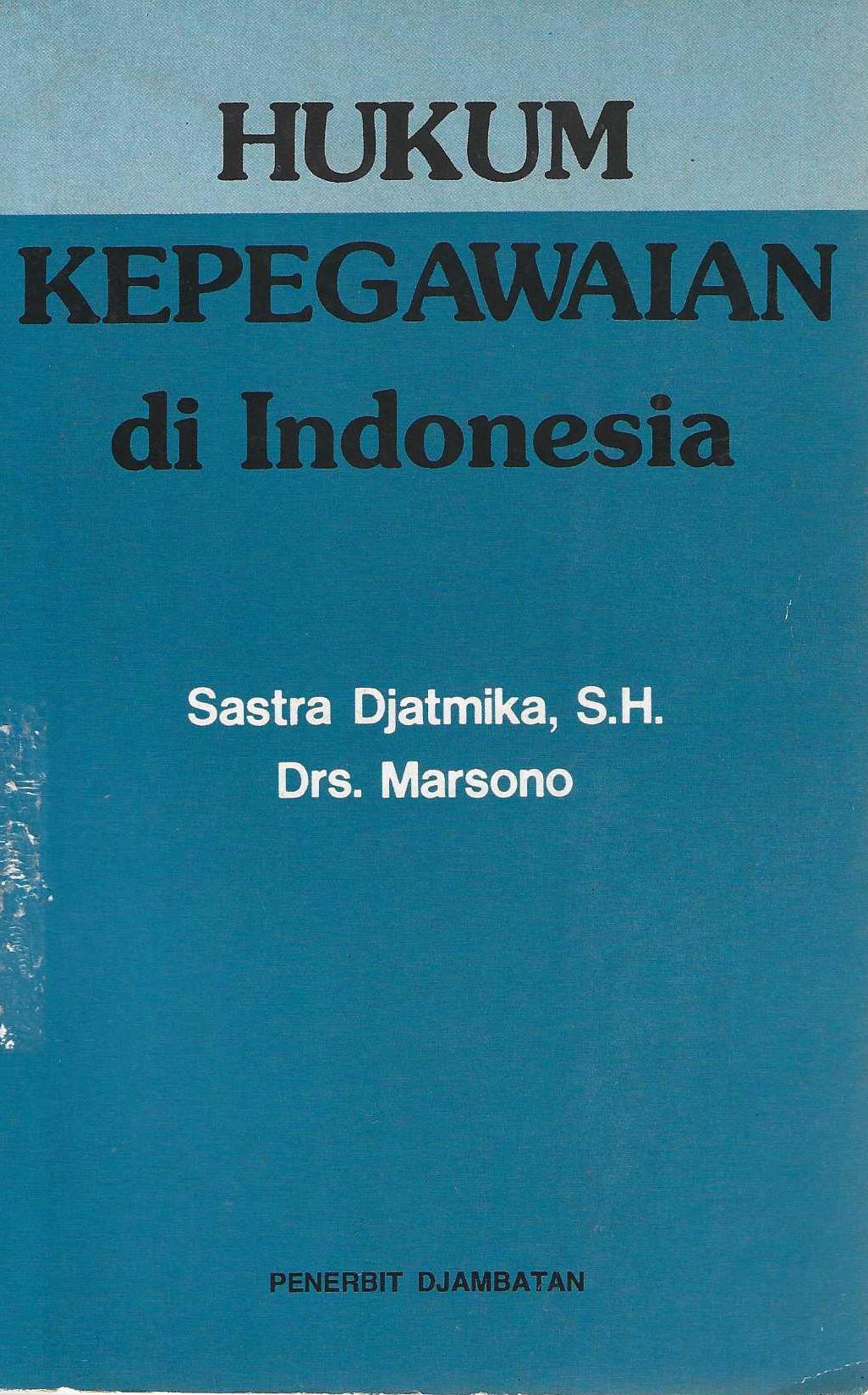 Hukum Kepegawaian di Indonesia