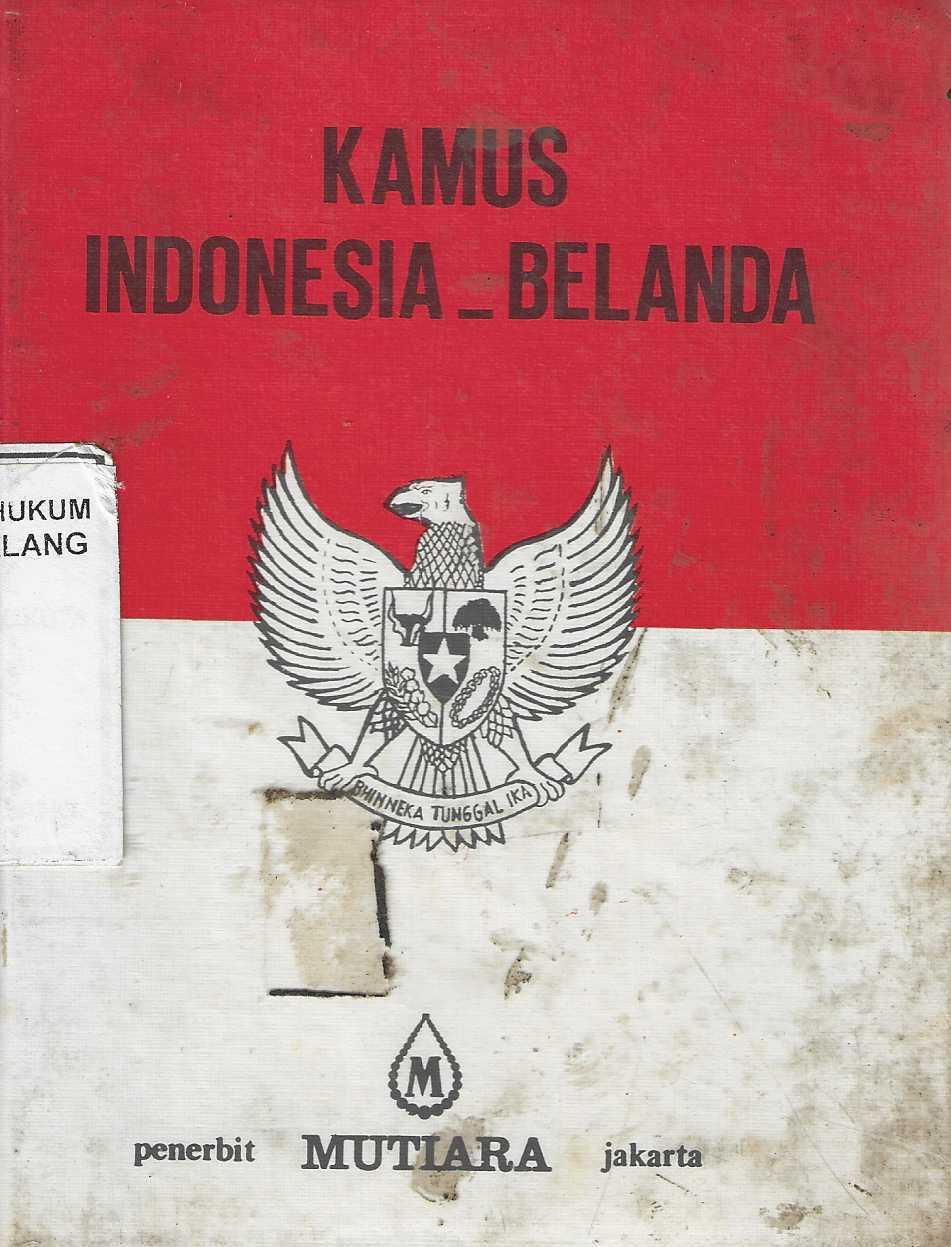 Kamus Indonesia_Belanda