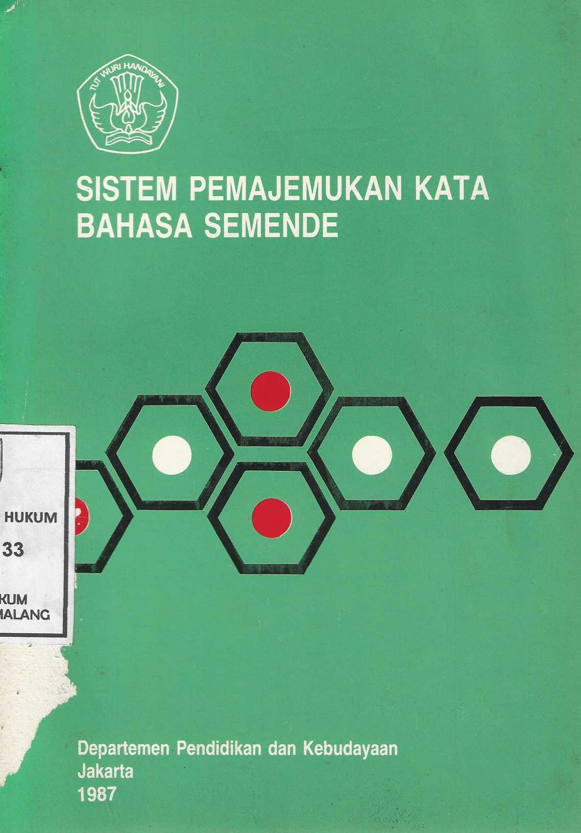 Sistem Pemajemukan Kata Bahasa Semende