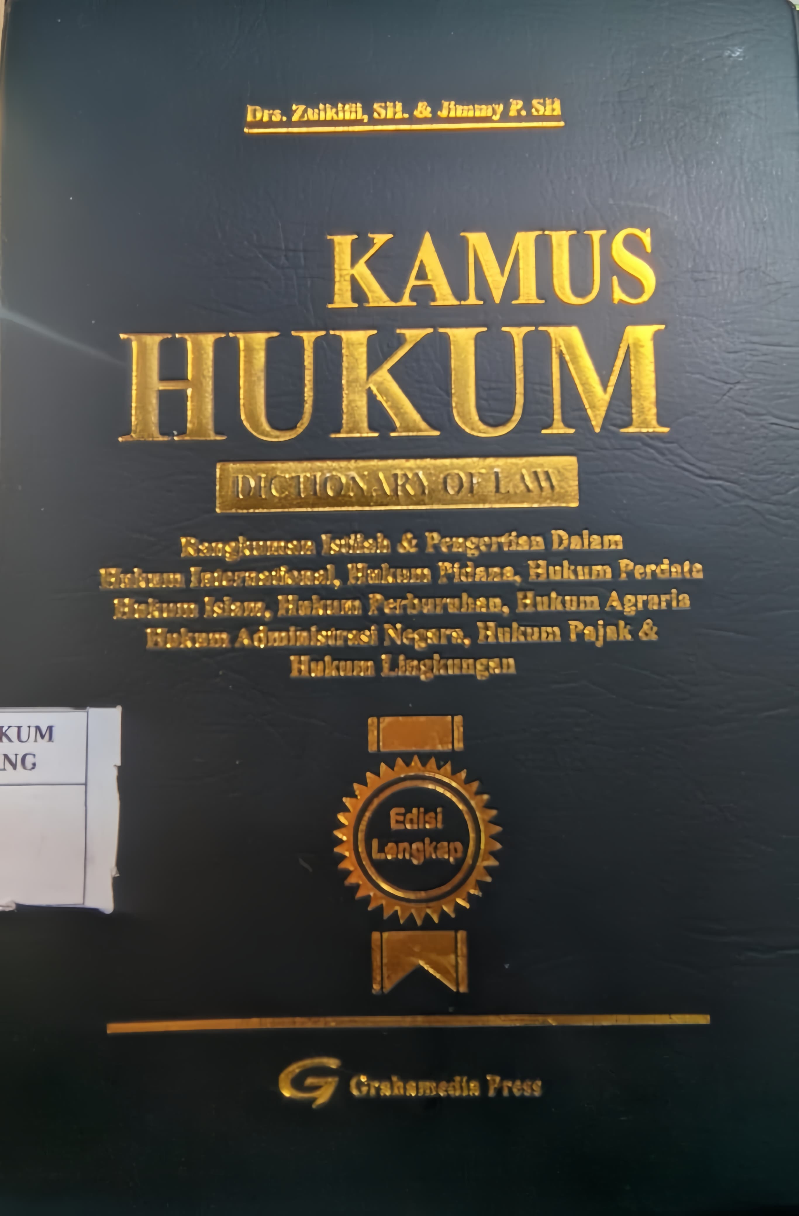 Kamus Hukum Dictionary of Law
